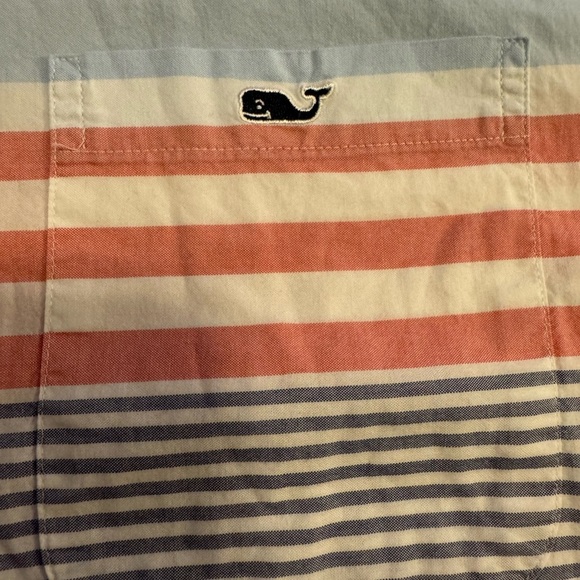 Vineyard Vines Men's Slim Fit Tucker Striped Button-Down Shirt, 100% Cotton, M - Picture 2 of 6